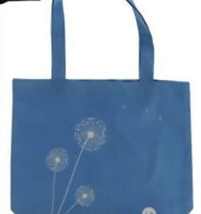 خرید کتاب کیف پارچه ای 40*40 پنبه (طرح قاصدک (آبی آسمانی))