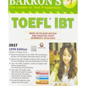 خرید کتاب Barrons TOEFL iBT, 15th Edition قیمت با تخفیف