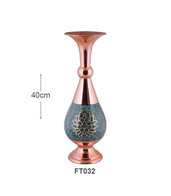 خرید اینترنتی گلدان فیروزه کوبی 40cm آقاجانی با ارسال رایگان