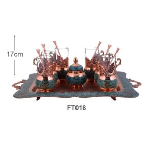 خرید سرویس چای خوری فیروزه کوبی آقاجانی با ارسال رایگان