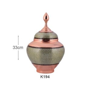 خرید قندان مس و خاتم کاری اصفهان تولید صنایع دستی آقاجانی کد K194