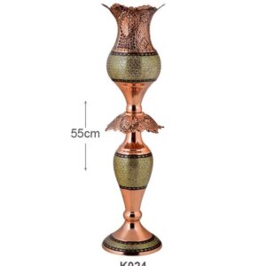 لاله بزرگ مس و خاتم کاری آقاجانی کد K024