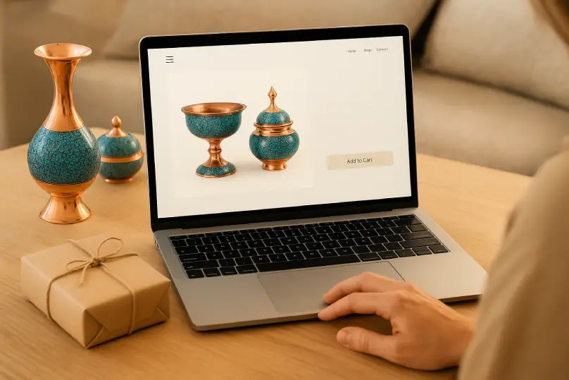 خرید آنلاین صنایع دستی اصفهان از فروشگاه بوکالا با گارانتی 10 ساله و ارسال رایگان